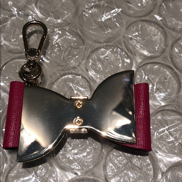 Furla Venus saffiano leather bow key chain. - Picture 5 of 5
